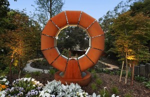 Corten Steel Sculpture Garden Feature